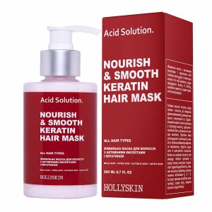 HOLLYSKIN - Vyživující maska na vlasy s aktivními kyselinami a keratinem -  SLEVA 50%